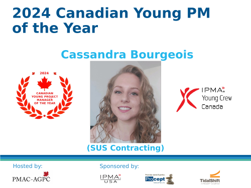 2024 Canadian Young PM of the Year - Cassandra Bourgeois